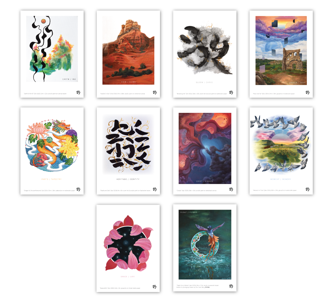 Standing Deck - “Yin/Yang May 2025” - 10 pieces