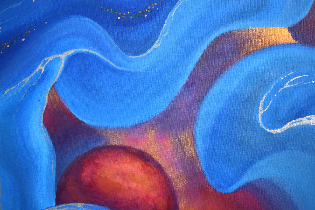 "Cosmic Flow" - PRINT (framed available)