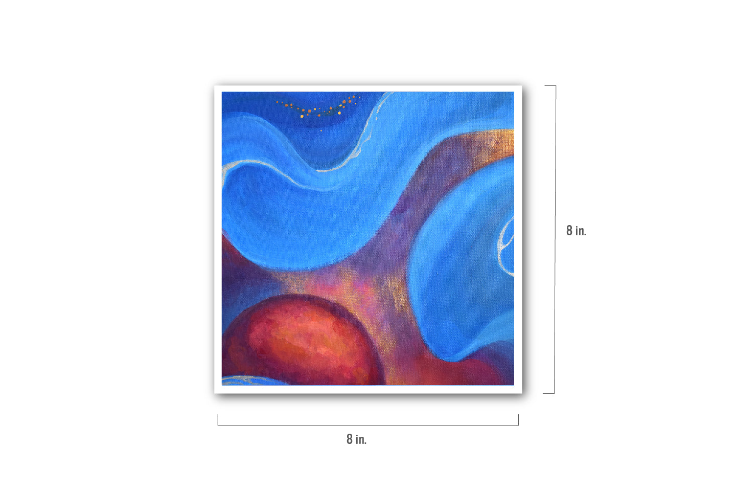 "Cosmic Flow" - PRINT (framed available)