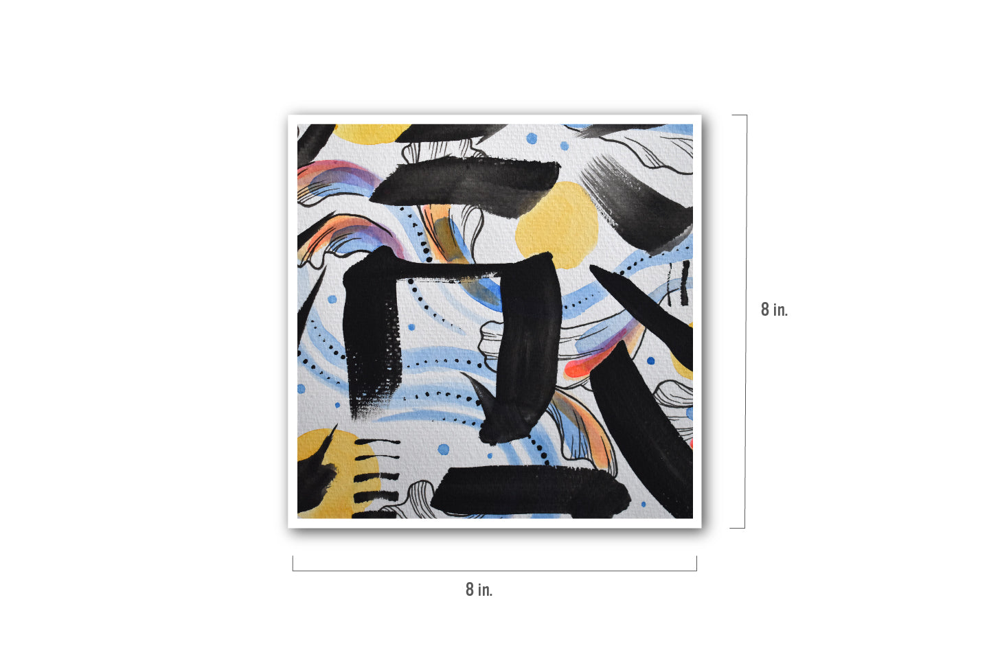 "Calligraphic Flow" - PRINT