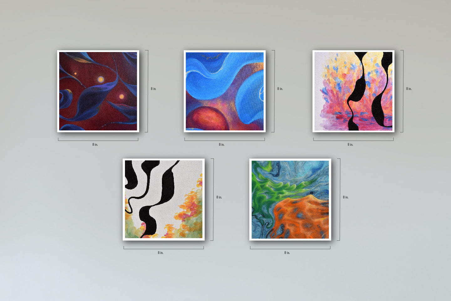 "Calligraphic Flow" - PRINT