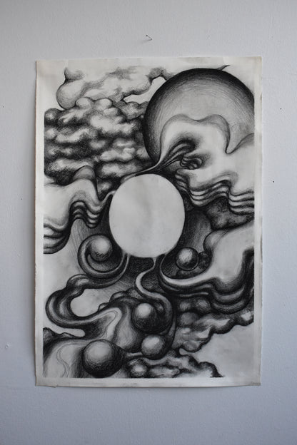 "Charcoal Clouds" - PRINT