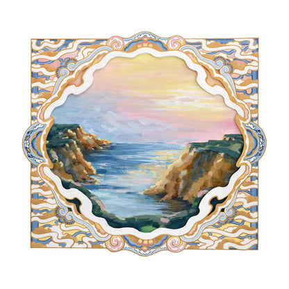 "Ornamental frame landscape" - PRINT (framed available)